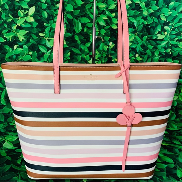 kate spade Handbags - Kate spade Kelsey Tote striped shoulder bag Multi